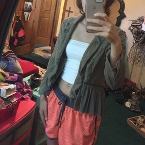 Free People Ruffle Jacket